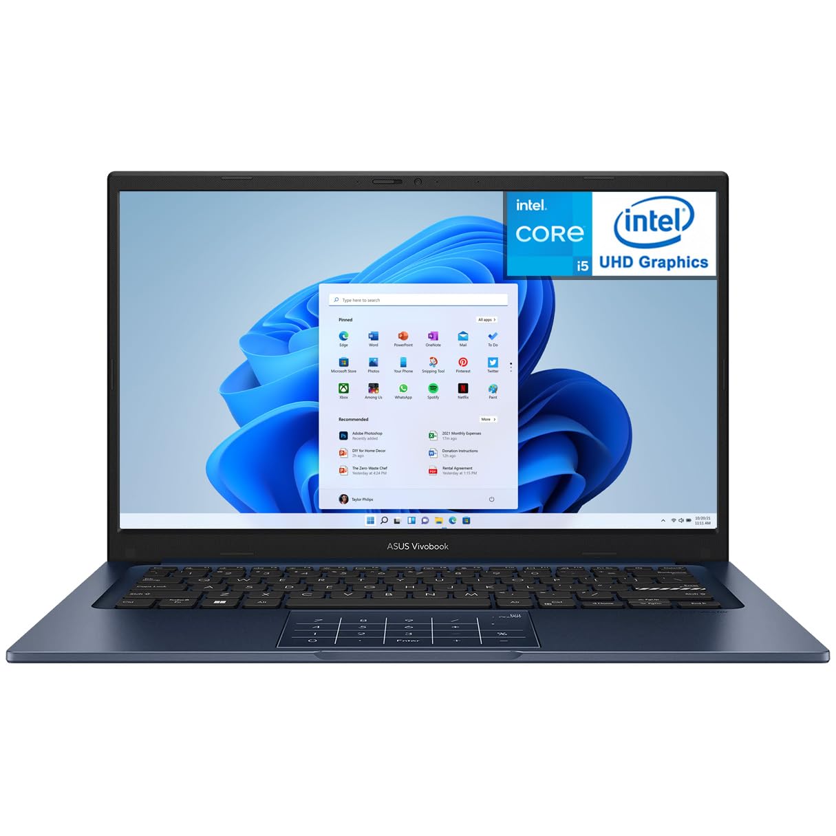 ASUS Laptop fino Vivobook 14 X1404ZA com tela FHD de 14 polegadas